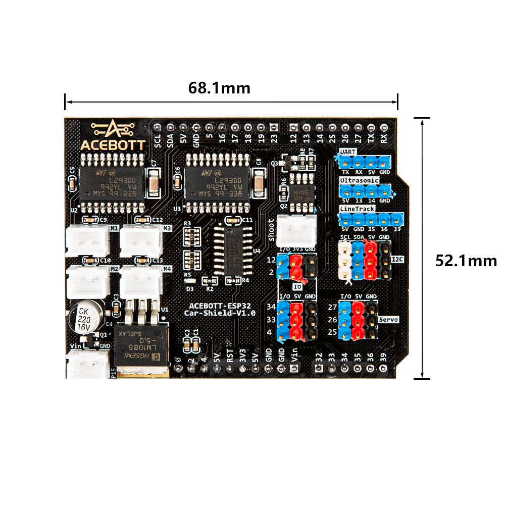 L293D Motor Driver Shield