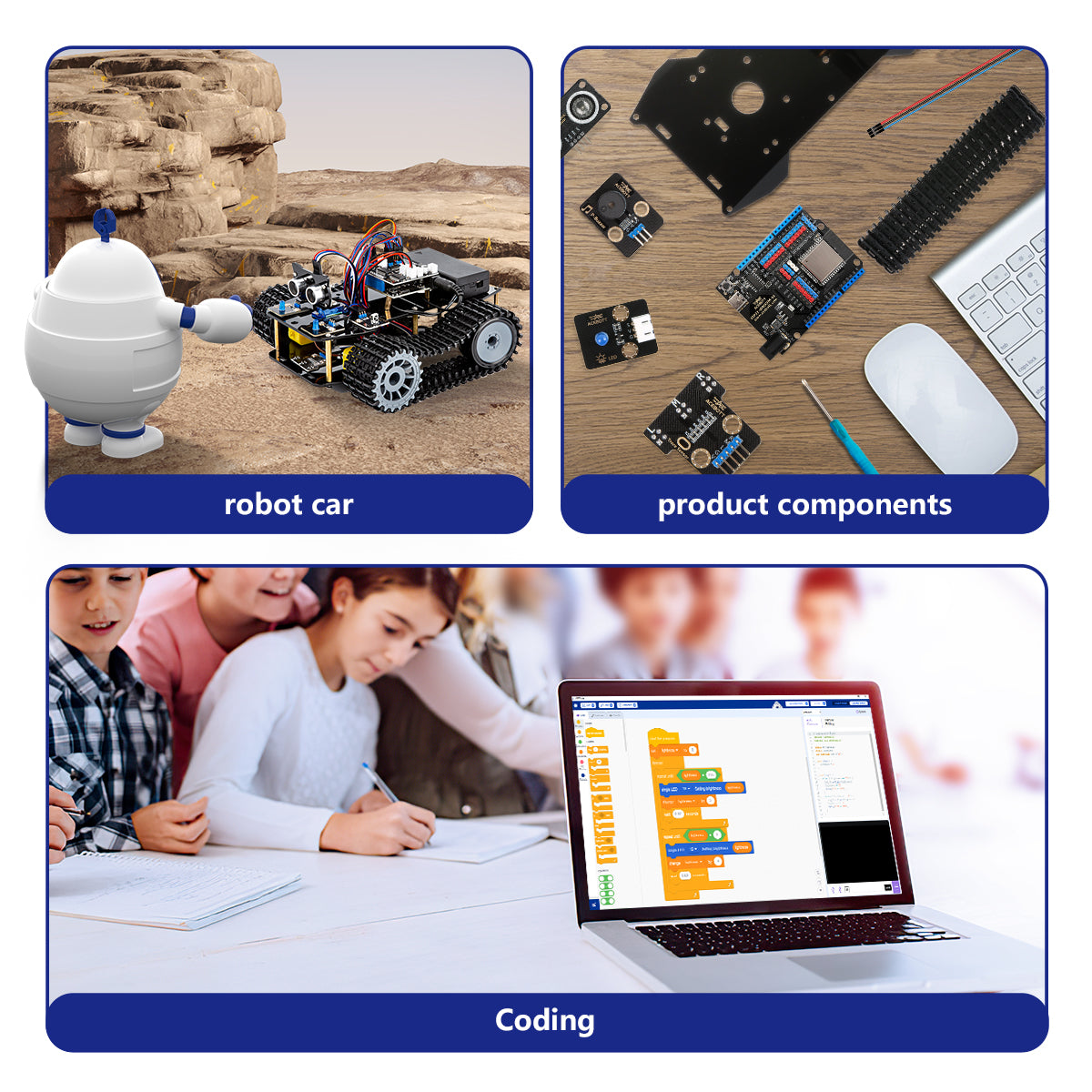 ESP32 Tank Robot Car Expansion Pack for Smart Car