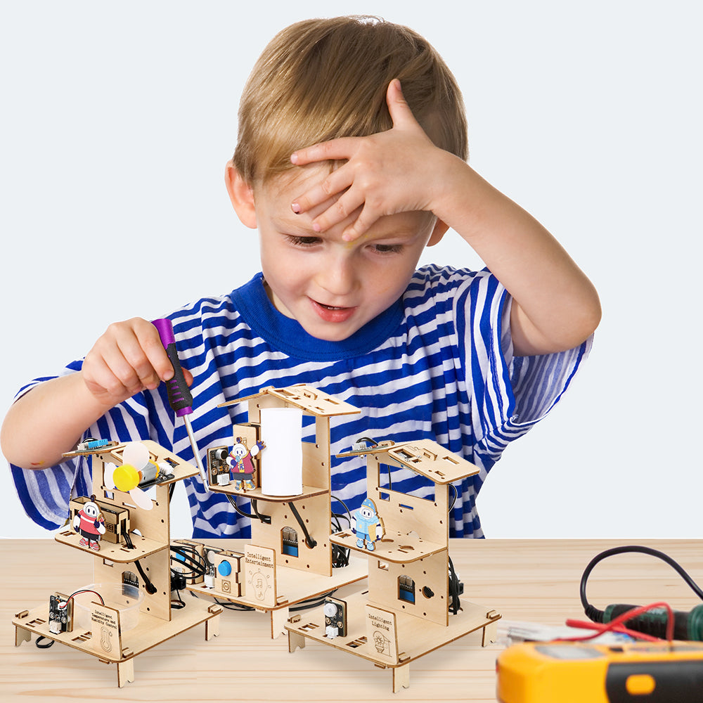 Easy-Plug Smart Home Education Kit - ---Level 1 --- 3 in 1 Projects