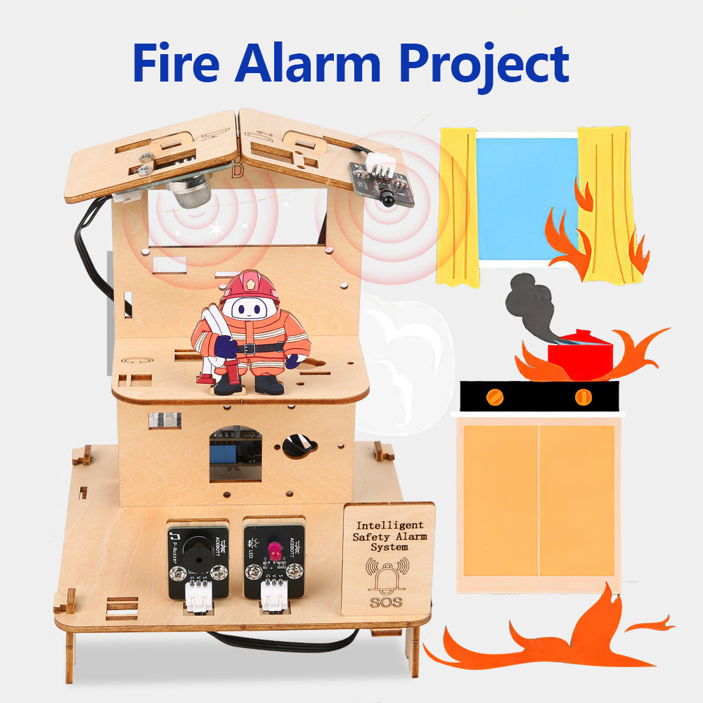 Smart Home Education Kit Level 2 (Five‑in‑One Projects)