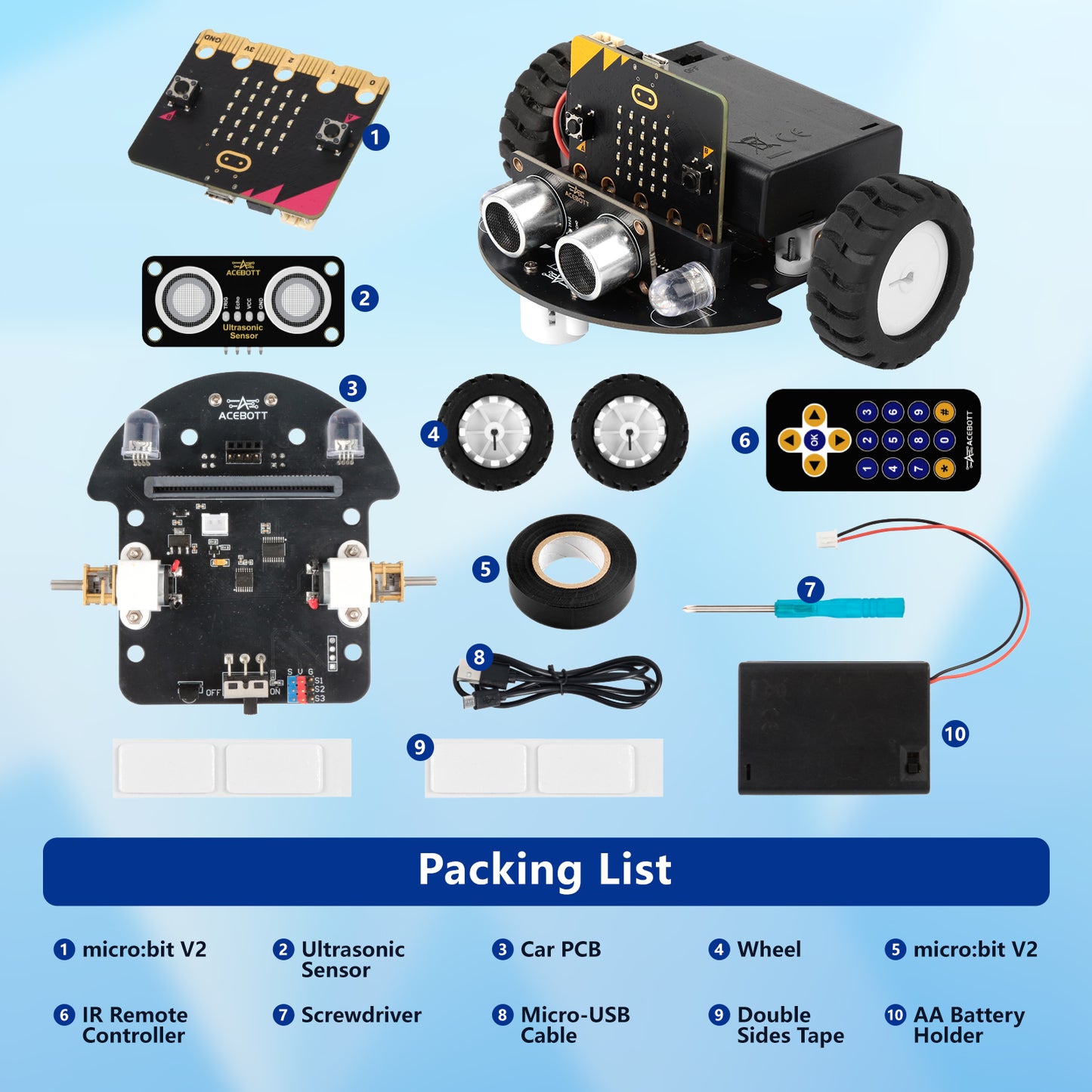 TinkerBott microbit car