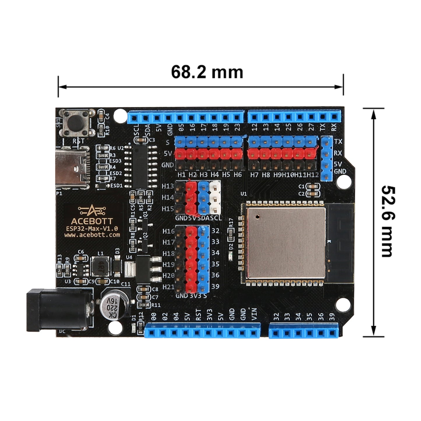 ESP32 Max V1.0 with 1M Type-C Cable