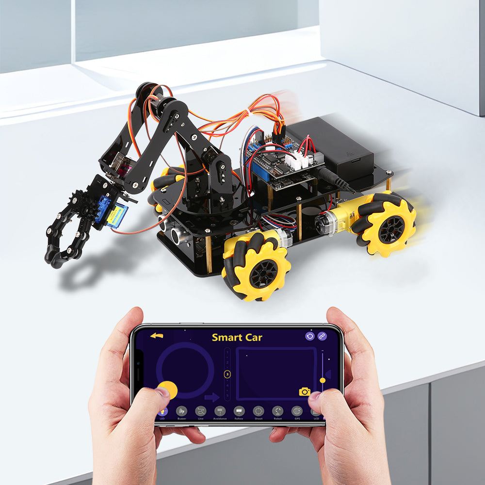 ESP32 5-DOF Robot Arm Kit Expansion Pack for Smart Car
