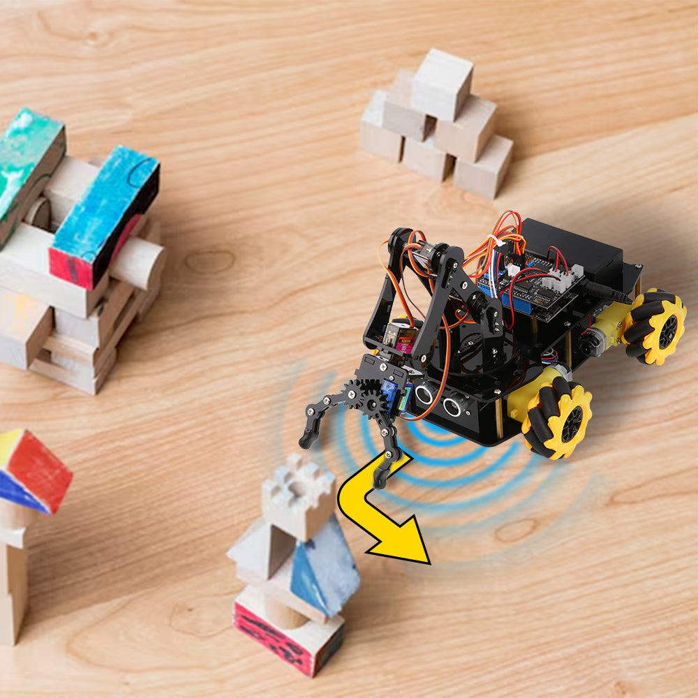 ESP32 5-DOF Robot Arm Kit Expansion Pack for Smart Car