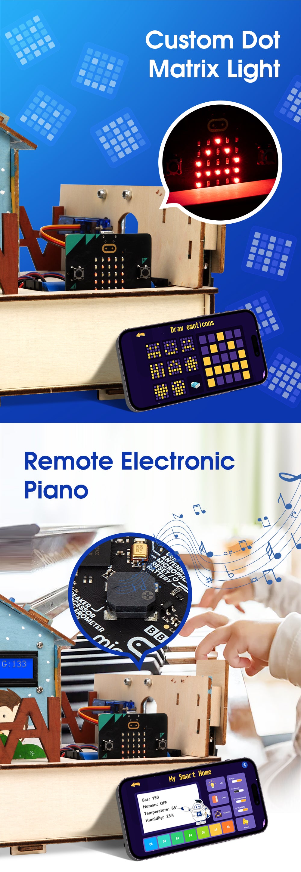 Smart Home Starter Kit for micro bit IoT Bluetooth (with micro:bit)