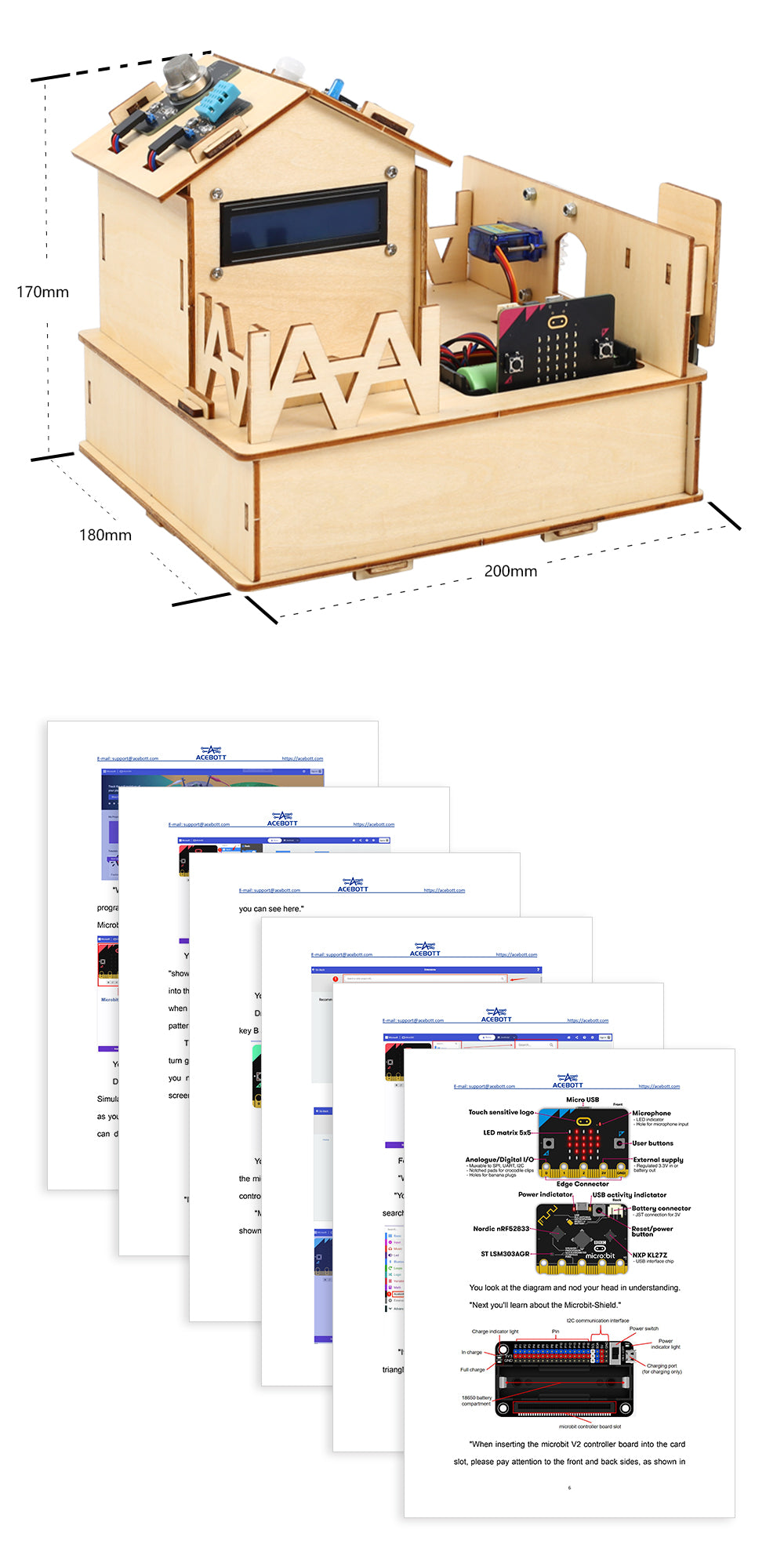 Smart Home Starter Kit for micro bit IoT Bluetooth (with micro:bit)