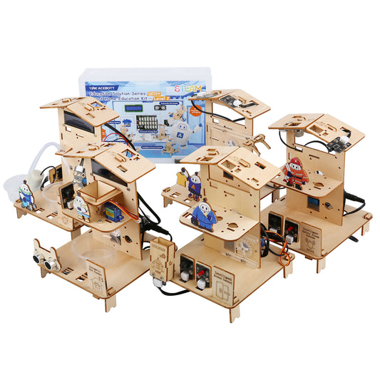Smart Home Education Kit Level 2 (Five‑in‑One Projects)