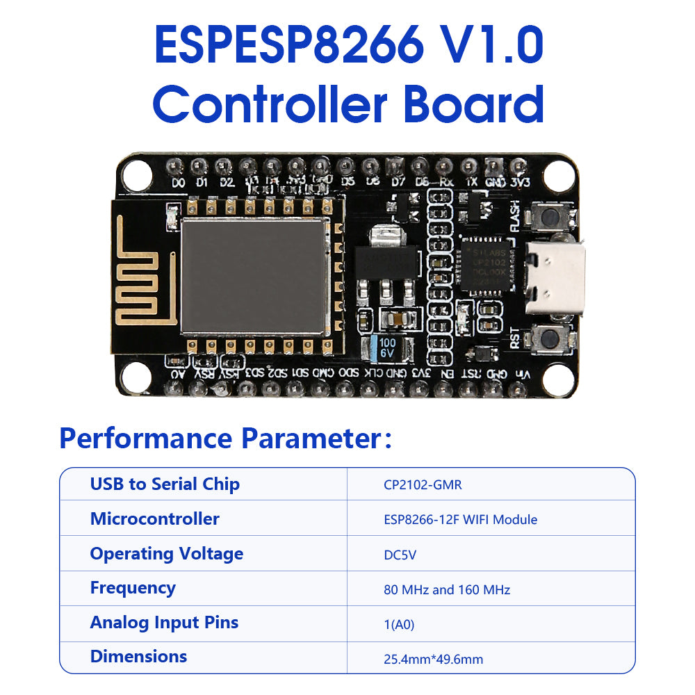 ESP8266 Quadruped Bionic Spider Robot Kit
